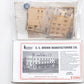 American Model Builders 615 N Scale Laser Art A.C. Brown Manufacturing Wood Kit NIB