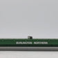 Atlas 2002606 O Burlington Northern 62' Trainman® Bulkhead Flat Car (3-Rail)
