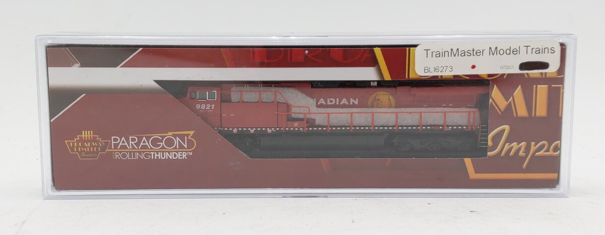 Broadway Limited 6273 N Canadian Pacific GE AC6000 Diesel Locomotive #9821 w/Snd
