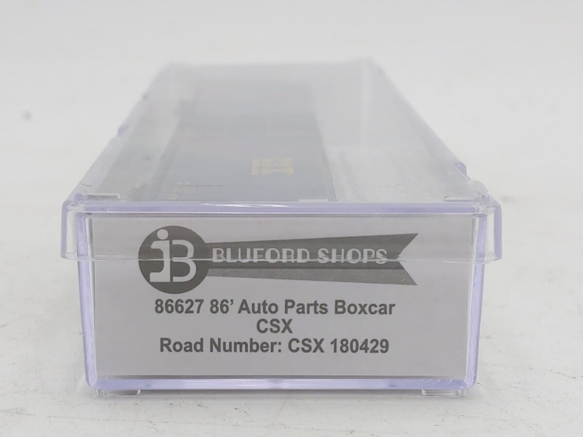 Bluford Shops 86627 N CSX PS 86' Auto Parts Double Door Boxcar #180429 LN/Box