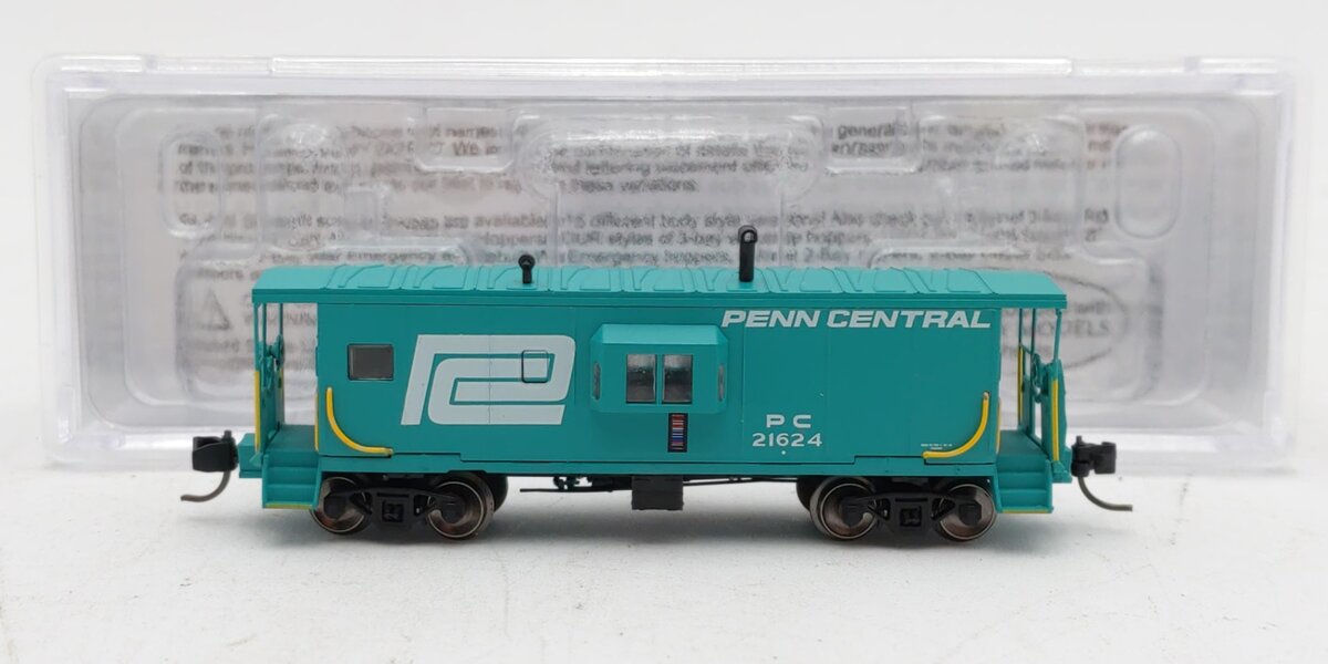 Bluford Shops 40130 N Penn Central ICC Bay Window Caboose RTR #21624 EX/Box