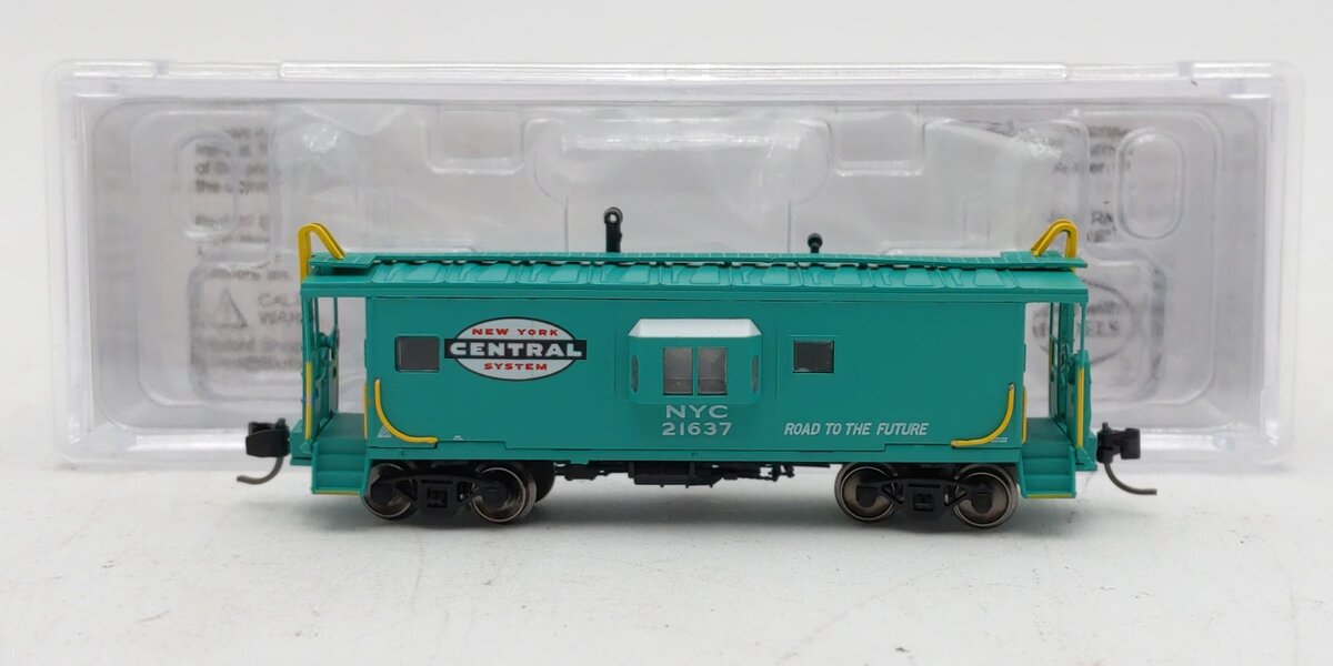 Bluford Shops 40121 N Scale NYC ICC Bay Window Caboose #21637 EX/Box