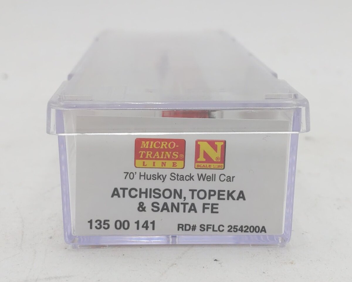 Micro-Trains 13500141 N ATSF 70’ Husky Stack Well Car #254200A