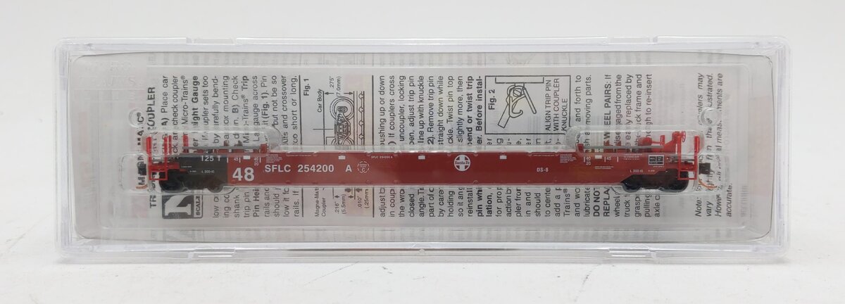 Micro-Trains 13500141 N ATSF 70’ Husky Stack Well Car #254200A