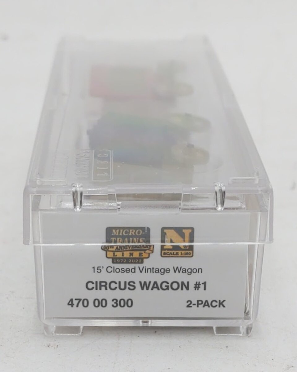 Micro-Trains 47000300 N Scale Circus Wagon #1 (Set of 2)