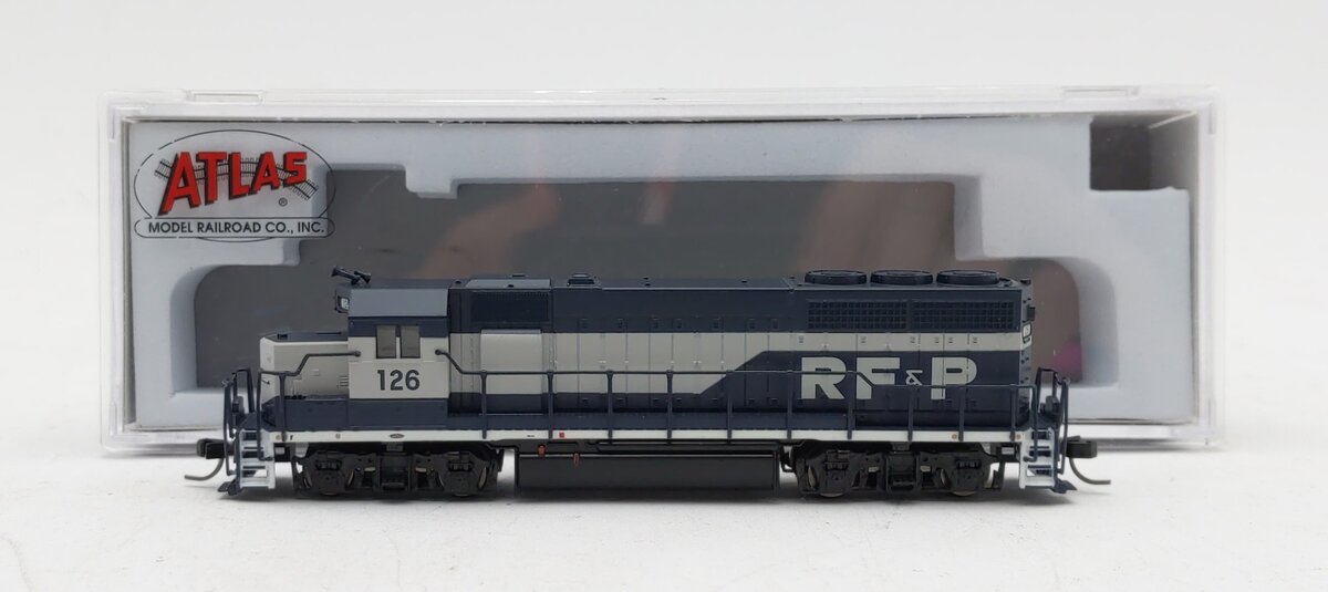 Atlas 40004155 N Richmond Fredericksburg & Potomac GP40 Diesel Locomotive #126