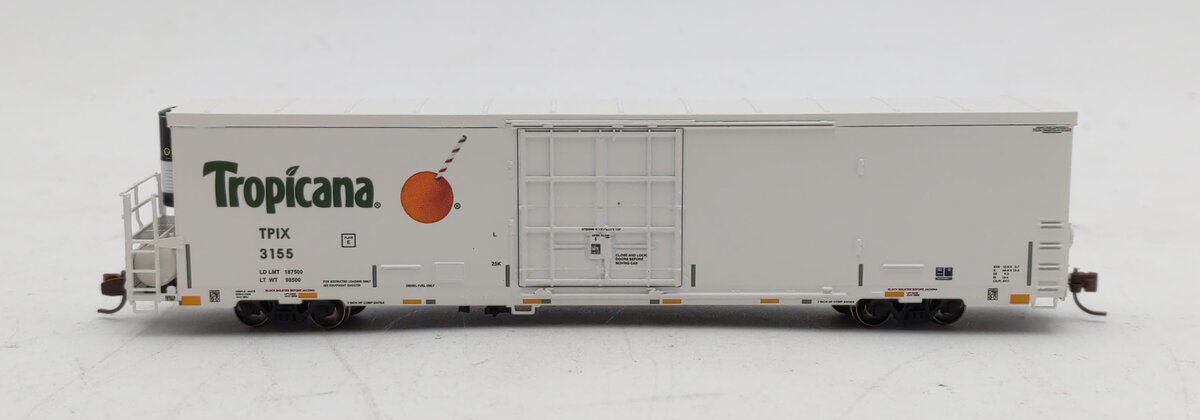 Atlas 50004504 N Scale Tropicana 64' Trinity Reefer #3155
