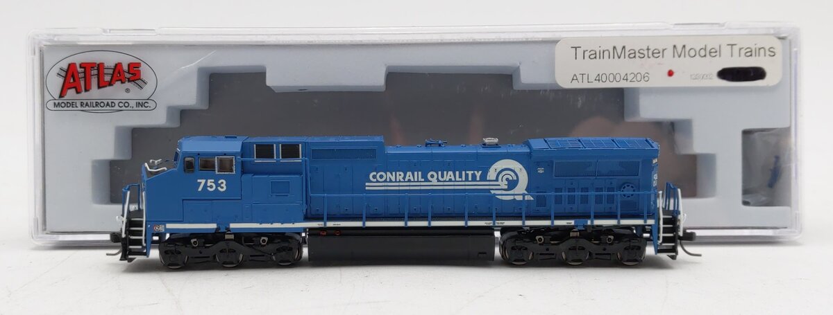 Atlas 40004206 N Scale Conrail Quality Dash 8-40CW Diesel Locomotive #753