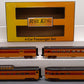 MTH 30-67859 O Milwaukee Road 60' Streamlined ABS Passenger Car Set (Set of 4) LN/Box