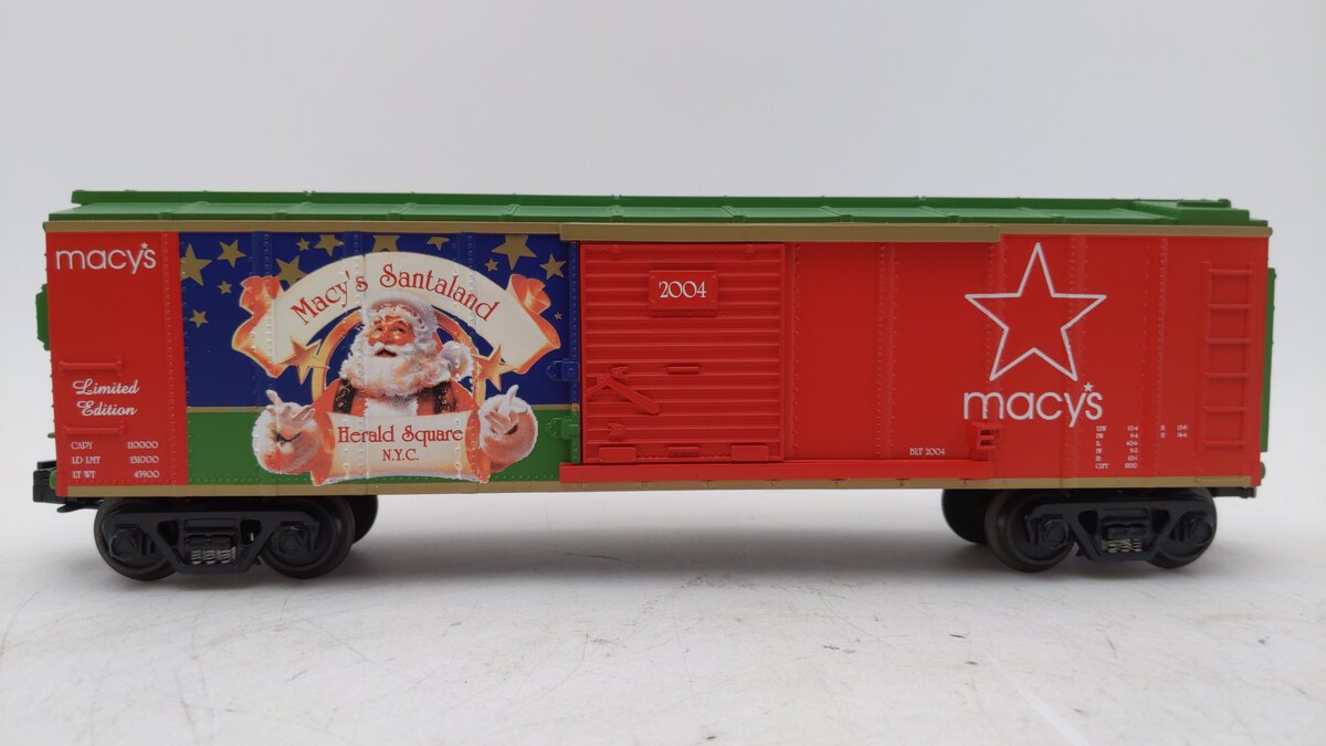MTH 30-74195 O Gauge Macy's Santaland Boxcar LN/Box