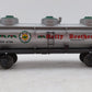 Lionel 6-52157 O Gauge Holly Brothers Dept 56 3-Dome Tank Car # 6156 LN/Box