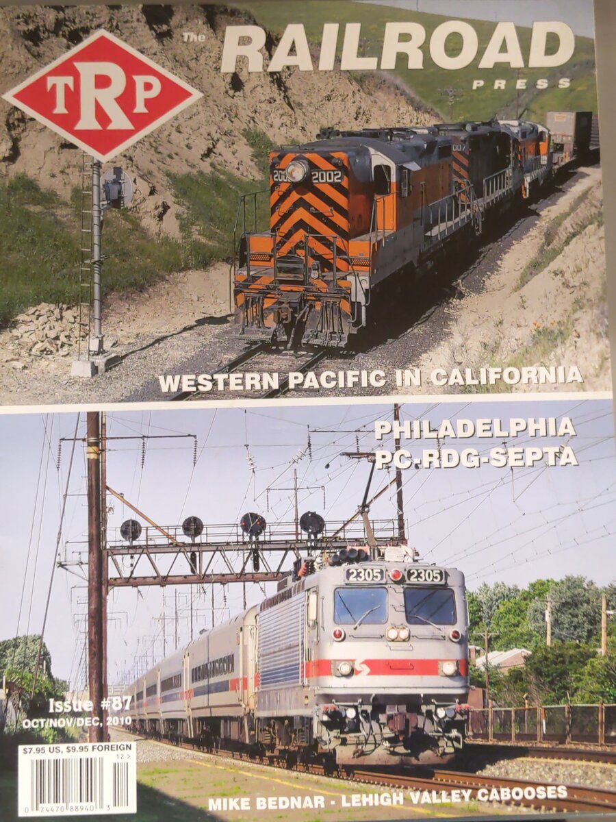 TRP The Railroading PressIssue #90 July/Aug/Sept 2011 Magazine Mike Bednar EX