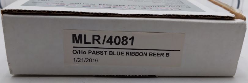 Miller Engineering 4081 HO/O Pabst Blue Ribbon Animated Neon Billboard EX/Box