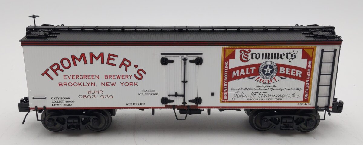 MTH 20-94659 O NJHR Trommer's Brewery 36' Woodside Reefer #08031939 LN/Box