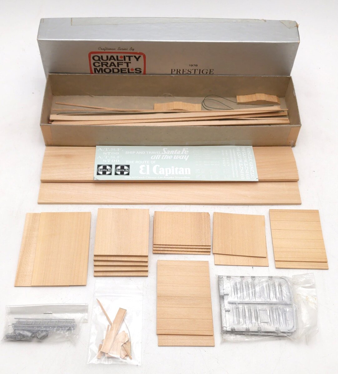 Quality Craft 518 1976 O Scale ATSF 50' Auto Box Car Kit