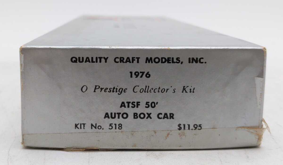 Quality Craft 518 1976 O Scale ATSF 50' Auto Box Car Kit