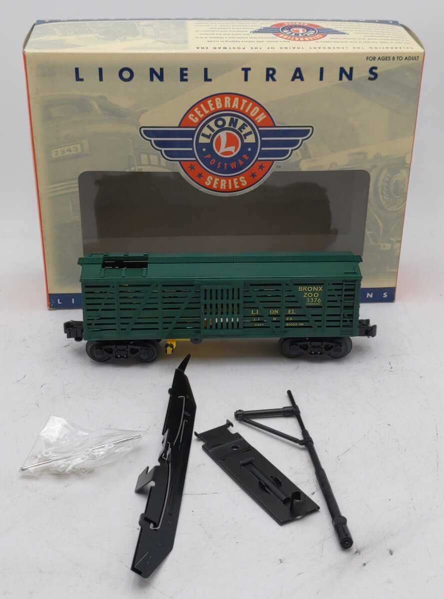 Lionel 6-26780 3376 PWC Bronx Zoo Green Operating Giraffe Car #3376 NIB