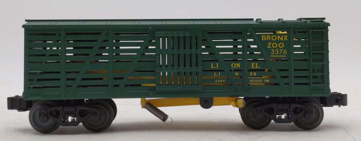 Lionel 6-26780 3376 PWC Bronx Zoo Green Operating Giraffe Car #3376 NIB