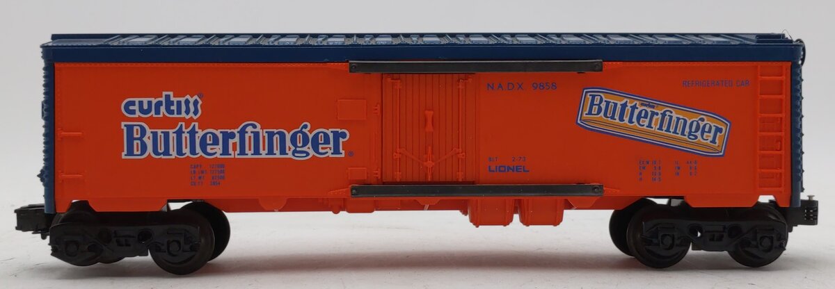 Lionel 6-9858 O Gauge Butterfinger Billboard Reefer Car EX/Box