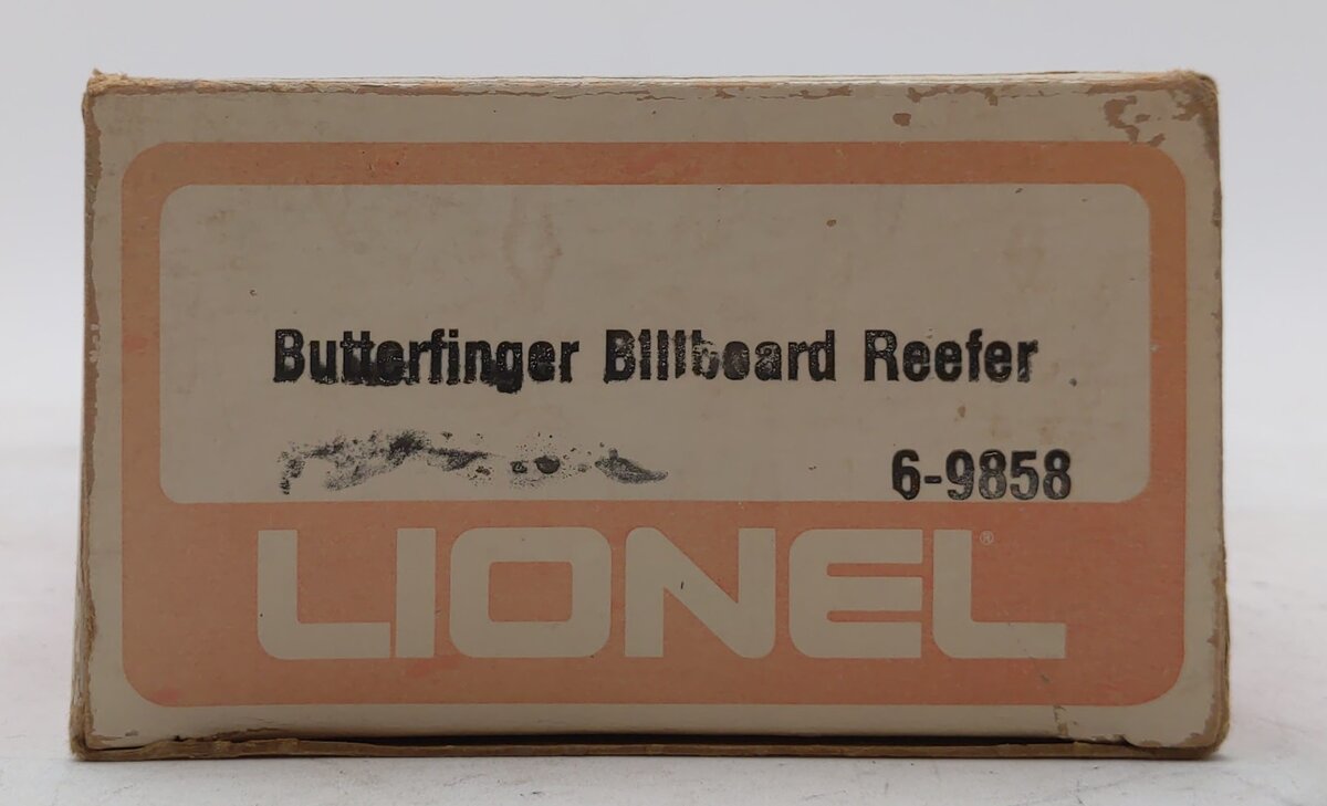Lionel 6-9858 O Gauge Butterfinger Billboard Reefer Car EX/Box