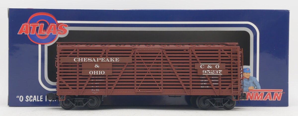 Atlas 0606-2 Chesapeake & Ohio 40' Stock Car #95237 LN/Box
