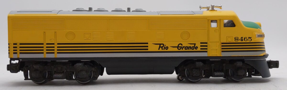 Lionel 6-8465 O Gauge Rio Grande F3A Dummy Diesel Locomotive EX/Box