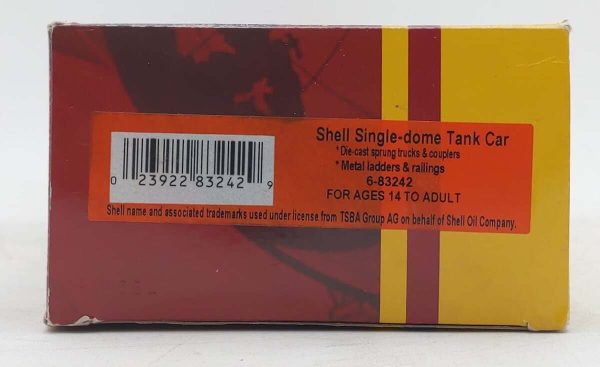 Lionel 6-83242 O Gauge Shell Oil Single Dome Shell Tank Car