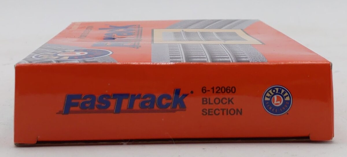 Lionel 6-12060 O Gauge FasTrack Block Section LN/Box