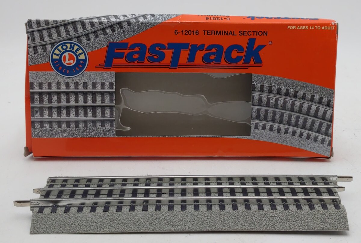 Lionel 6-12016 O Scale 10" Terminal FasTrack Section LN/Box