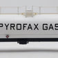 MTH 20-96007 O Pyrofax Gas 33K Gallon Tank Car #16086 NIB