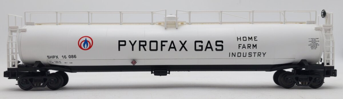 MTH 20-96007 O Pyrofax Gas 33K Gallon Tank Car #16086 NIB