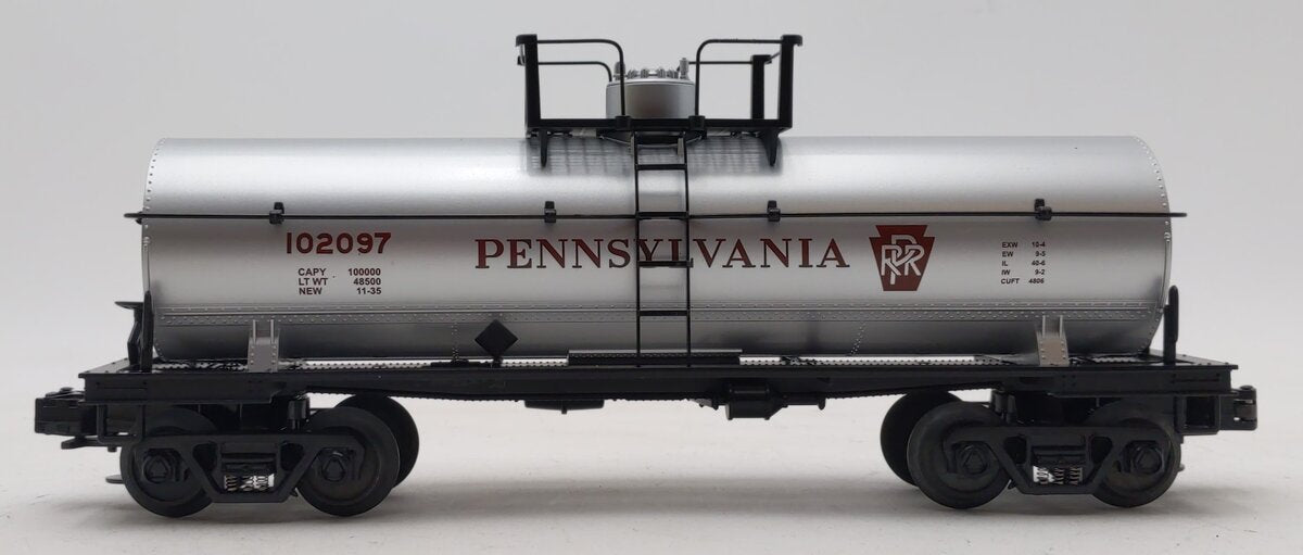 MTH 30-7007E O Pennsylvania RailKing Single Dome Tank Car #102097