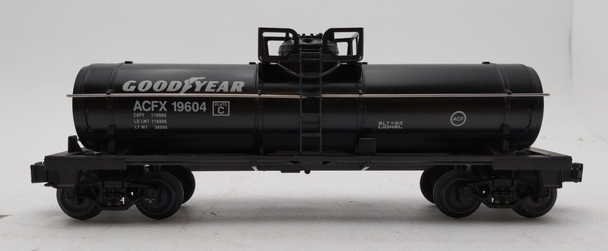 Lionel 6-19604 O Gauge Goodyear Single Dome Tank Car LN/Box