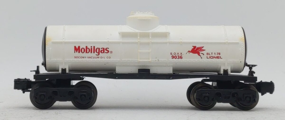 Lionel 6-9036 O Gauge Mobilgas Single Dome Tank Car #9036 NIB
