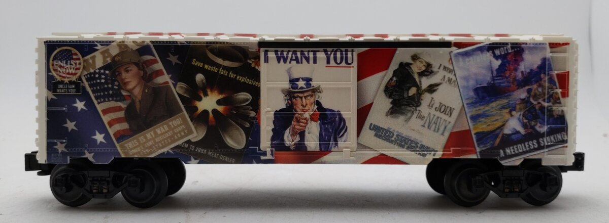 Lionel 6-83788 Uncle Sam Enlist Now Boxcar LN/Box