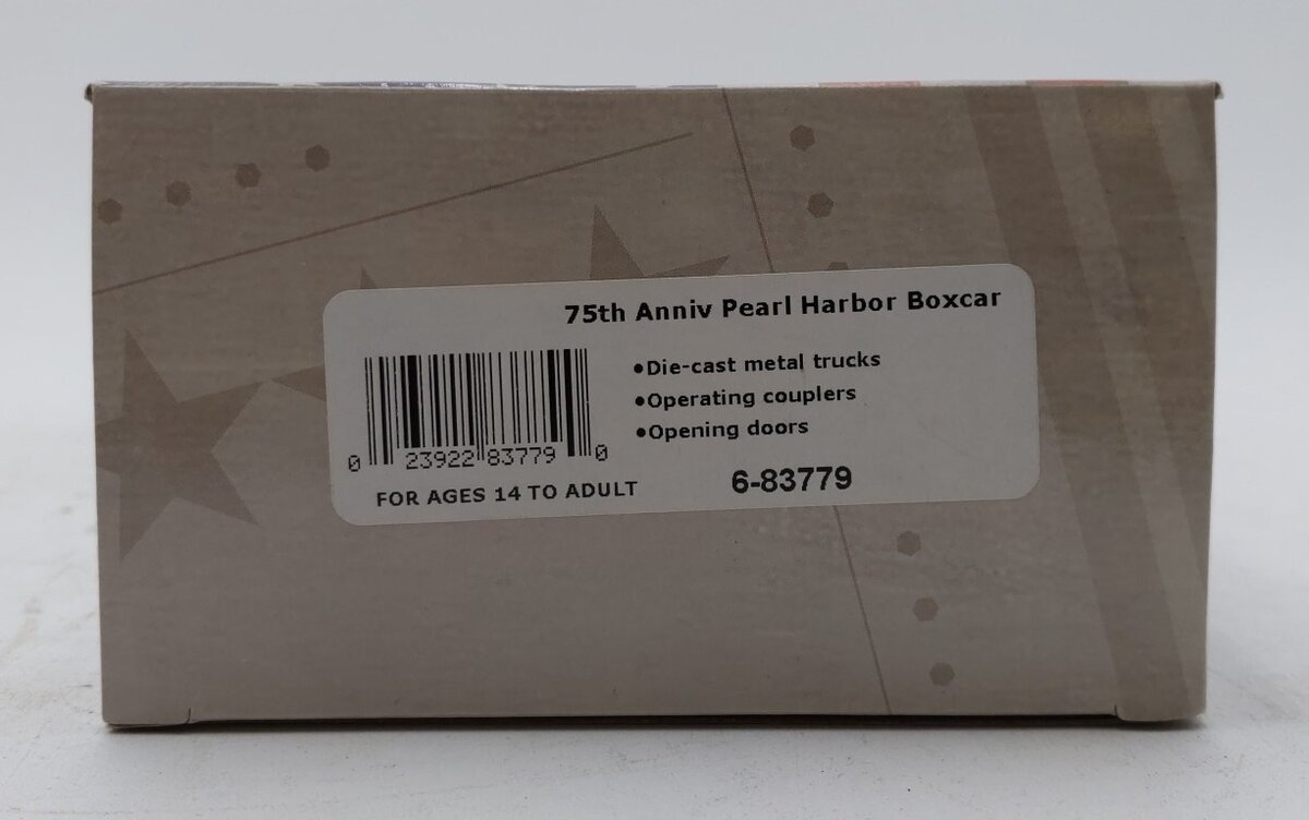 Lionel 6-83779 O Gauge Pearl Harbor 75th Anniversary Box Car