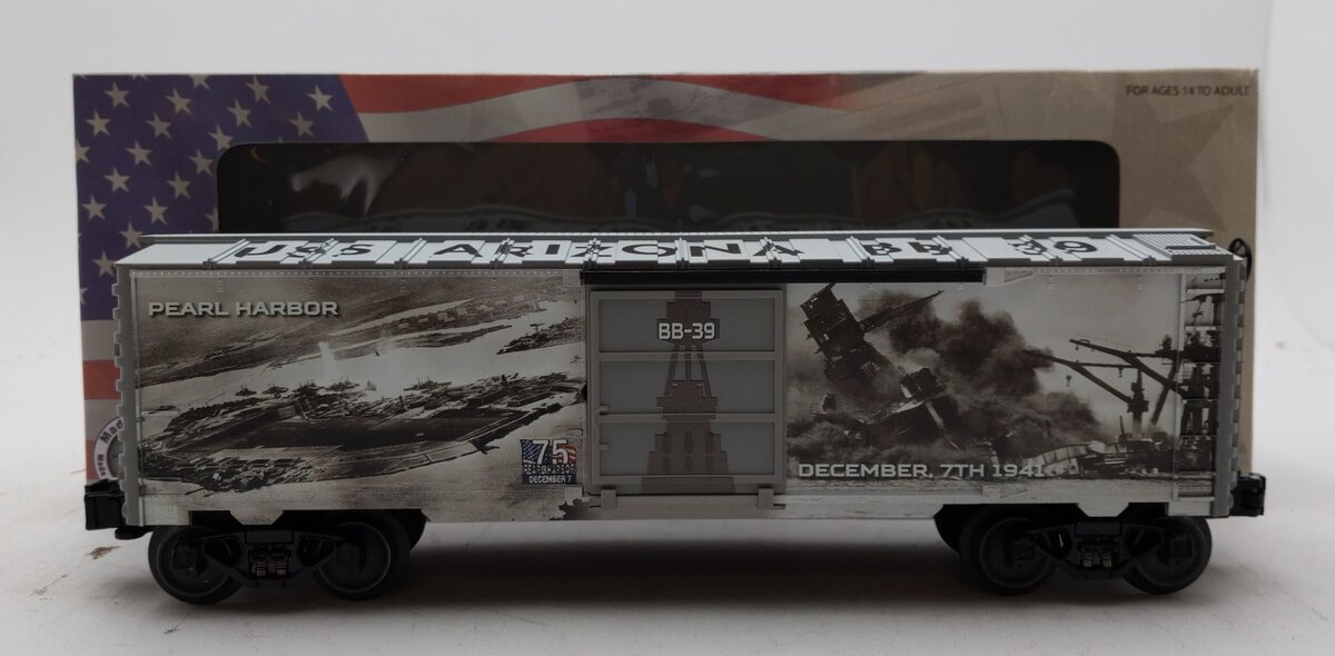 Lionel 6-83779 O Gauge Pearl Harbor 75th Anniversary Box Car