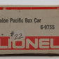 Lionel 6-9755 O Gauge Union Pacific Boxcar LN/Box