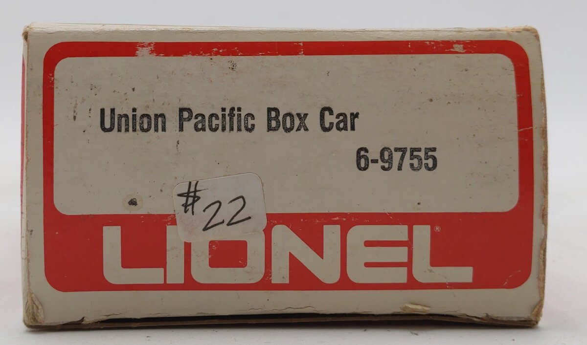 Lionel 6-9755 O Gauge Union Pacific Boxcar LN/Box