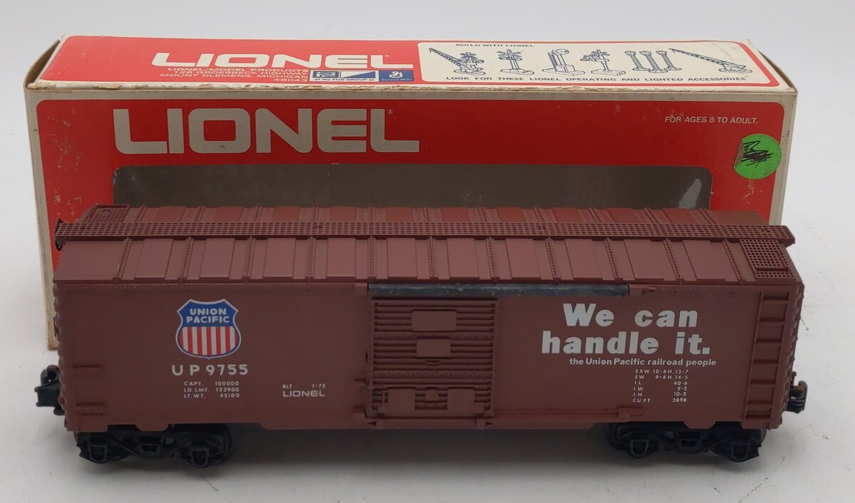 Lionel 6-9755 O Gauge Union Pacific Boxcar LN/Box