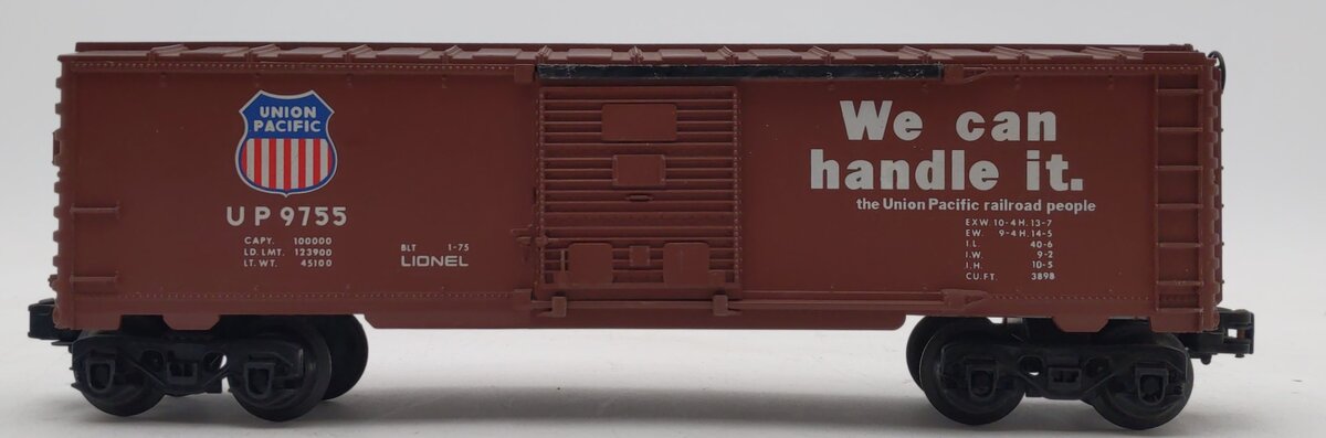 Lionel 6-9755 O Gauge Union Pacific Boxcar LN/Box