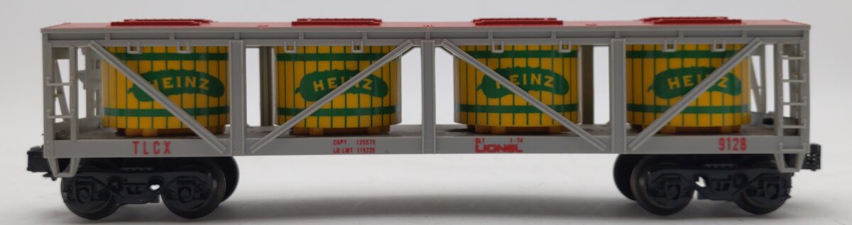 Lionel 6-9128 O Gauge Heinz Pickle Vat Car #9128 LN/Box