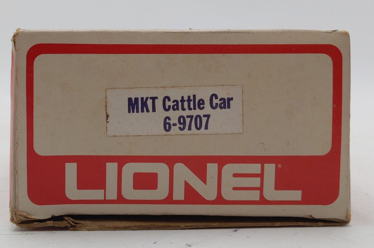 Lionel 6-9707 O Gauge Missouri, Kansas and Texas Cattle Car #9707 EX/Box