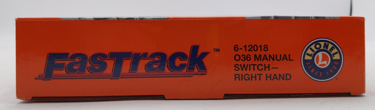 Lionel 6-12018 O-36 Right Hand Manual FasTrack Switch Turnout LN/Box
