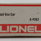 Lionel 6-9767 O Gauge Rail Box Boxcar EX/Box