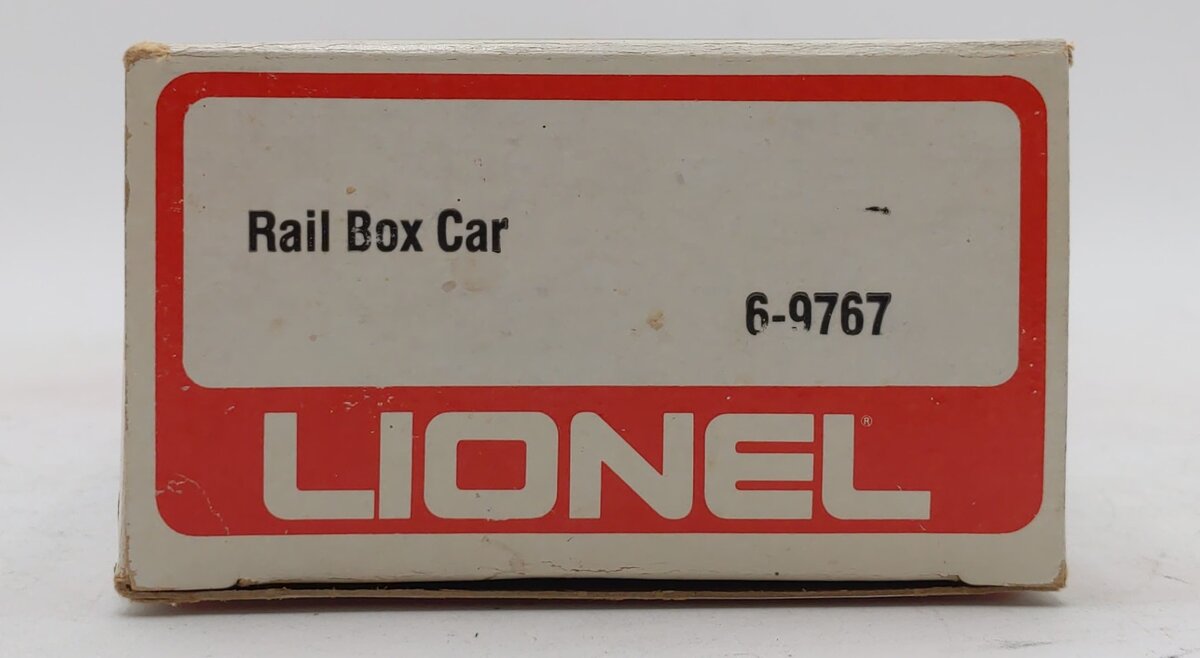 Lionel 6-9767 O Gauge Rail Box Boxcar EX/Box