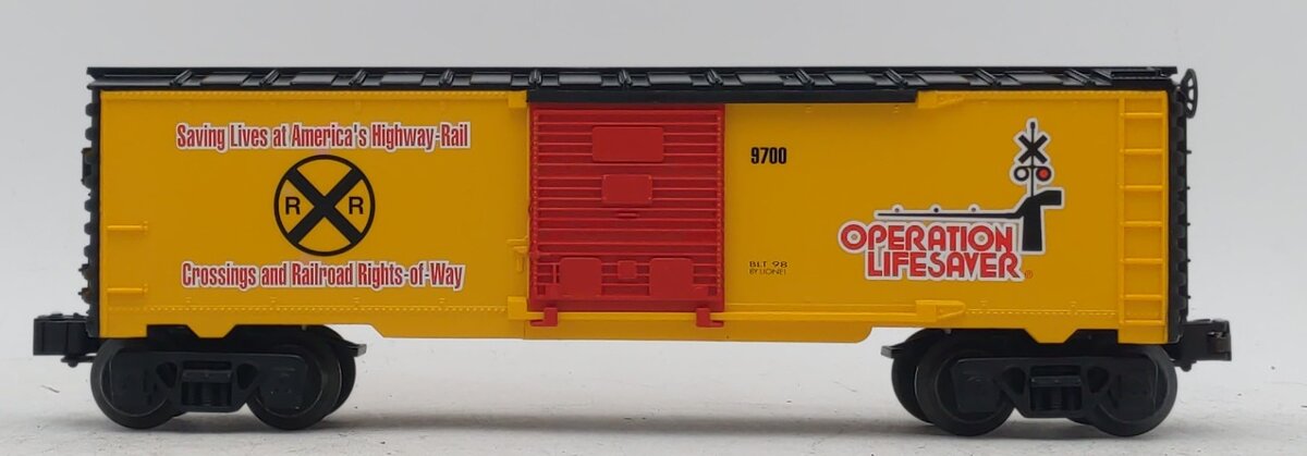 Lionel 6-26201 O Gauge Operation Lifesaver Boxcar #9700 LN/Box