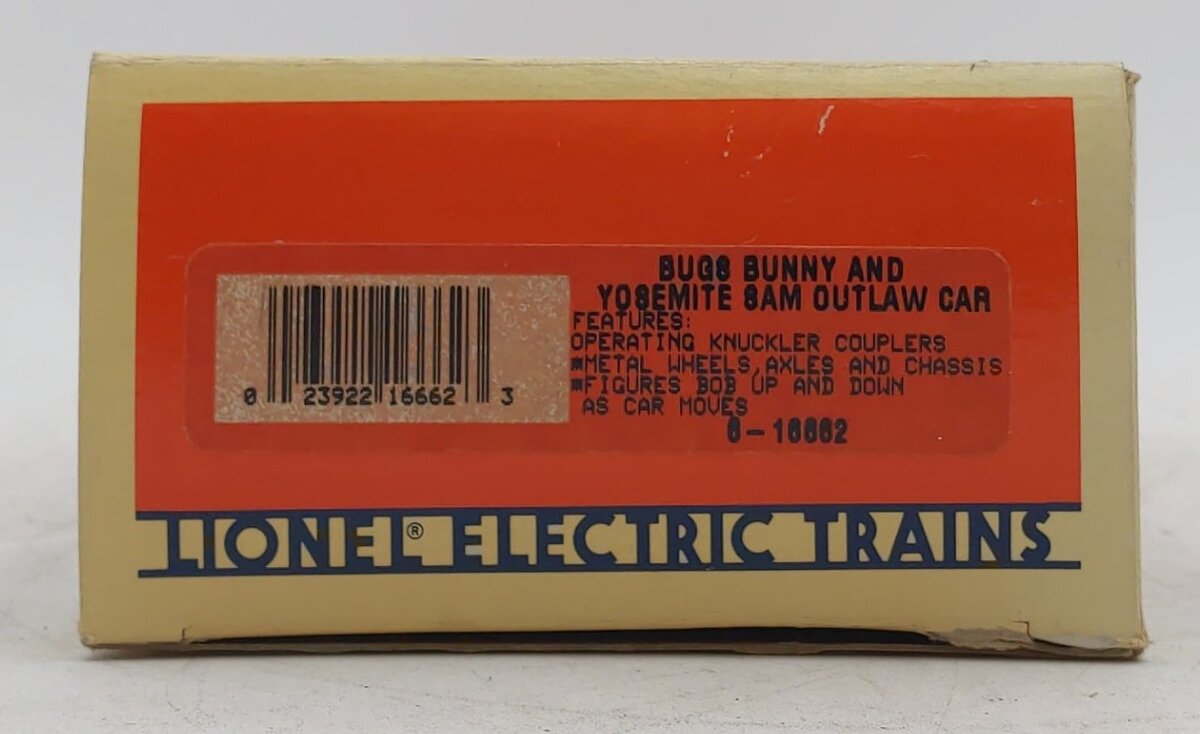Lionel 6-16662 O Gauge Bugs Bunny & Yosemite Sam Outlaw Car LN/Box