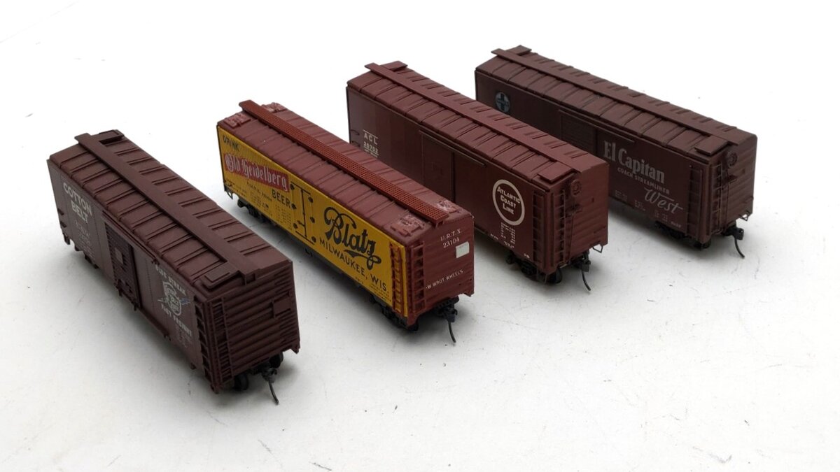 HO Scale Assorted Die Cast & Plastic Freight Cars Custom [8] EX