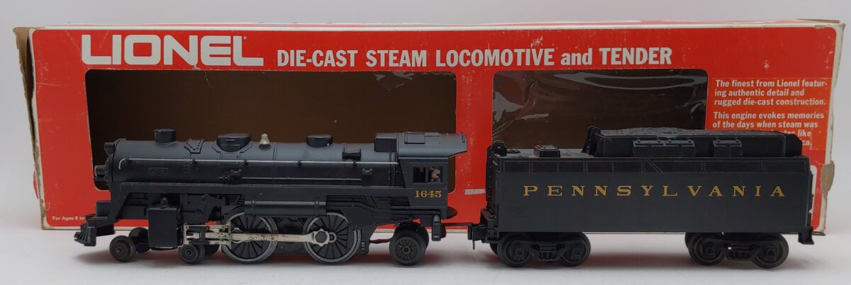 Lionel 6-8214 PRR 2-4-2 Steam Locomotive & Tender LN/Box